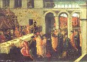 The Banquet of Ahasuerus wg JACOPO del SELLAIO